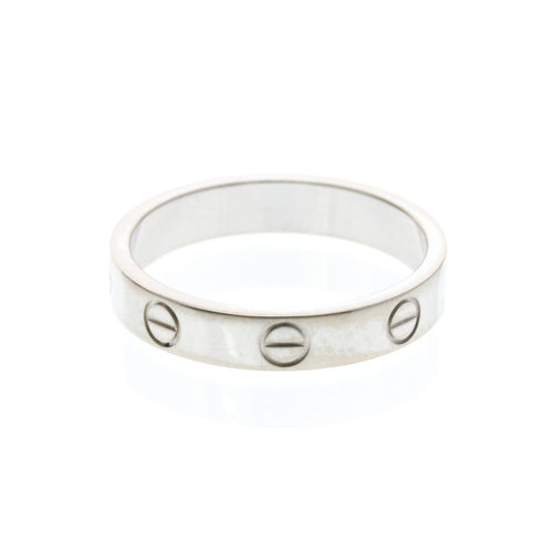 54 Cartier Love - Bague en or blanc 18K 58 Facettes u8lpeue0l9