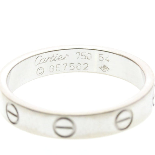 54 Cartier Love - Bague en or blanc 18K 58 Facettes u8lpeue0l9