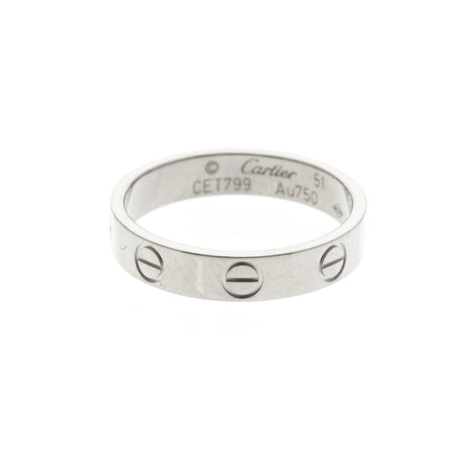 51 Cartier Love - Bague en or blanc 18K 58 Facettes y2eft26m63