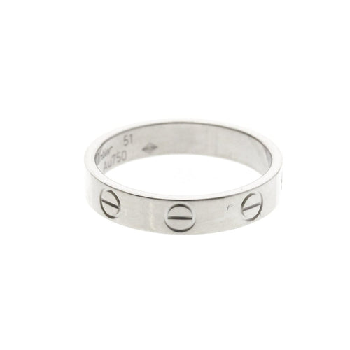 51 Cartier Love - Bague en or blanc 18K 58 Facettes y2eft26m63