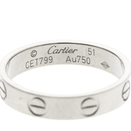 51 Cartier Love - Bague en or blanc 18K 58 Facettes y2eft26m63