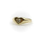 Bague 53 Signature - Chevalière cœur en or 14K et diamant cœur 58 Facettes 11187