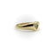 Bague 53 Signature - Chevalière cœur en or 14K et diamant cœur 58 Facettes 11187