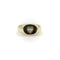 Bague 53 Signature - Chevalière ovale en or 14K et diamant cœur 58 Facettes 11188