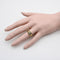 Bague 53 Signature - Chevalière ovale en or 14K et diamant cœur 58 Facettes 11188