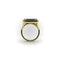 Bague 54 Josephine Baker - Bague intaille agate en or 18 ct, émail et rubis 58 Facettes 11189