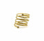 Bague 54 Gurhan Rain - Bague spirale en or 22K et diamants 58 Facettes 11190