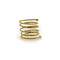 Bague 54 Gurhan Rain - Bague spirale en or 22K et diamants 58 Facettes 11190