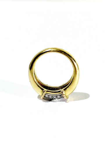 57 Bague en or jaune et diamants 58 Facettes 1808192