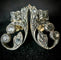 Boucles d'oreilles Boucles d’oreilles anciennes en or jaune, platine et diamants 58 Facettes Boucles 9