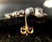 Boucles d'oreilles Boucles d’oreilles anciennes en or jaune, platine et diamants 58 Facettes Boucles 9