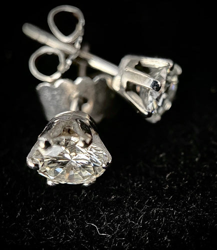 Boucles d’oreilles transformables en or blanc et diamants 58 Facettes Boucles 11