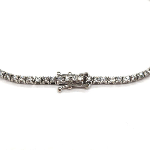 Rivière diamants en or blanc 18K 58 Facettes 260047