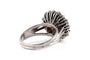 51 Bague années 70 en or blanc et diamants 58 Facettes 23896