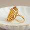 57 Bague en or jaune 18 ct avec citrine 58 Facettes HJ062616
