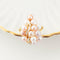 Bague grappe de perles en or jaune 585 et diamants 58 Facettes HJ062639