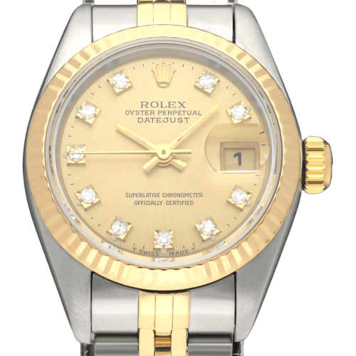 Rolex - Montre Lady-Datejust 69173G en or et acier