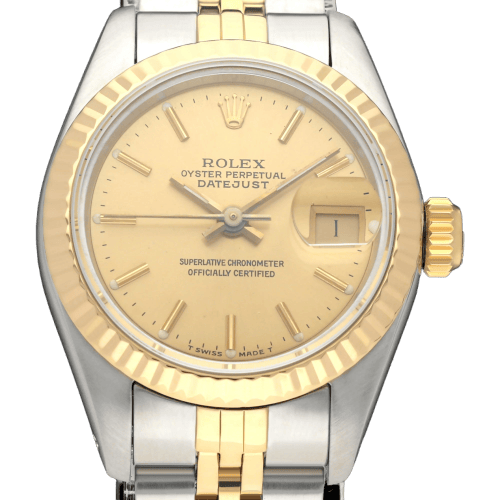 Rolex Lady-Datejust - Montre 69173 or et acier
