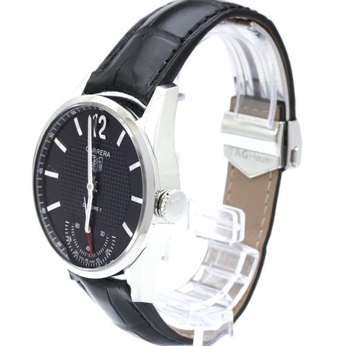 Tag Heuer Carrera Calibre 01 - Montre en acier et alligator 58 Facettes g35nq6i7dm