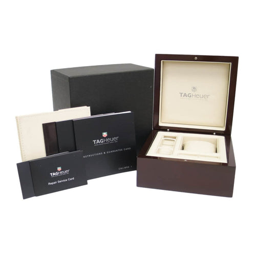 Tag Heuer Carrera Calibre 01 - Montre en acier et alligator 58 Facettes g35nq6i7dm