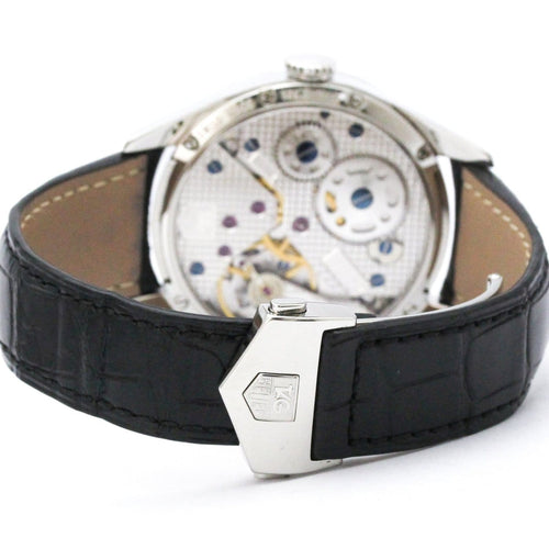 Tag Heuer Carrera Calibre 01 - Montre en acier et alligator 58 Facettes g35nq6i7dm