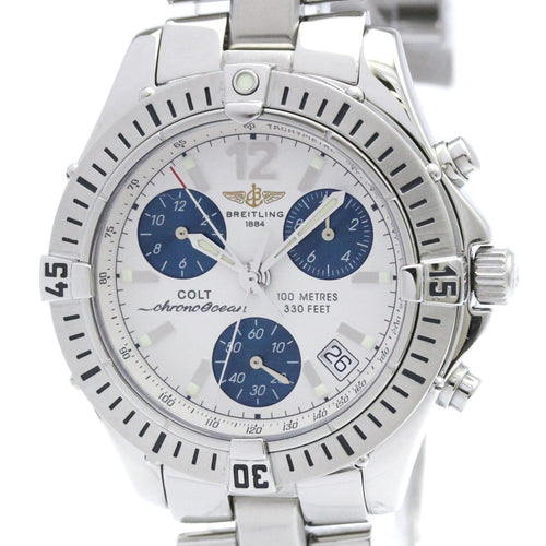 Breitling Colt - Montre chronographe quartz en acier inoxydable 58 Facettes q3yp6wjxiu