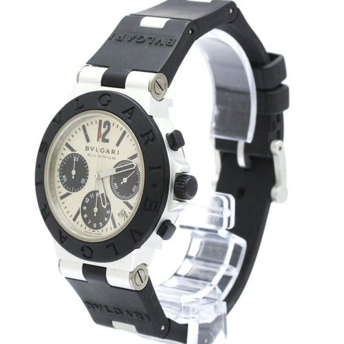 Bvlgari Diagono - Montre chronographe automatique en aluminium et caoutchouc 58 Facettes ajxwu2m05x