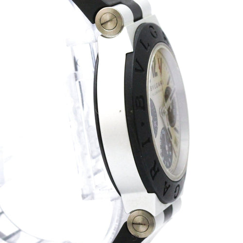 Bvlgari Diagono - Montre chronographe automatique en aluminium et caoutchouc 58 Facettes ajxwu2m05x