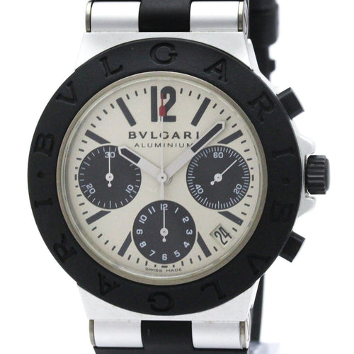 Bvlgari Diagono - Montre chronographe automatique en aluminium et caoutchouc 58 Facettes ajxwu2m05x