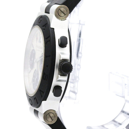 Bvlgari Diagono - Montre chronographe automatique en aluminium et caoutchouc 58 Facettes ajxwu2m05x