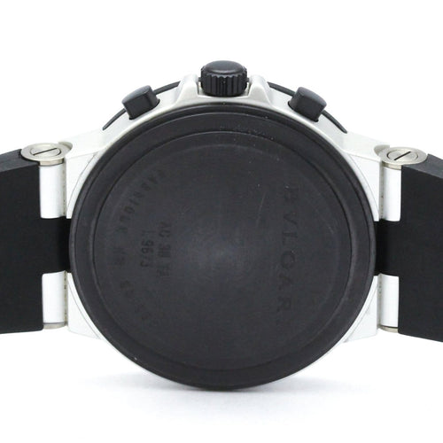 Bvlgari Diagono - Montre chronographe automatique en aluminium et caoutchouc 58 Facettes ajxwu2m05x