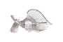 Années 50 - Broche en or blanc 18 carats et diamants 8/8 58 Facettes 23899