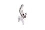 Broche Années 50 - Broche en or blanc 18 carats et diamants 8/8 58 Facettes 23899