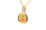 Pendentif années 50 en or jaune, rubis et diamant 58 Facettes B896