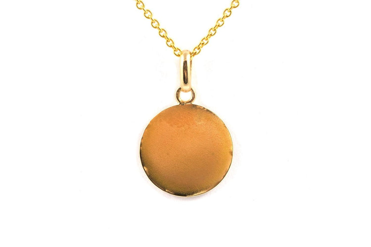 Pendentif années 50 en or jaune, rubis et diamant 58 Facettes B896
