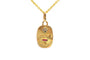 Pendentif Années 50 - Pendentif en or jaune et rubis 58 Facettes B897