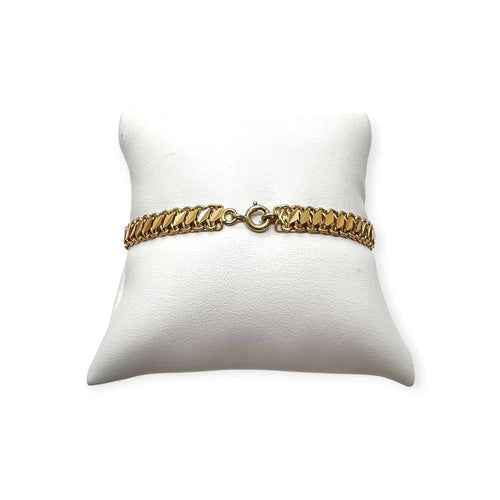 Bracelet Bracelet maille fantaisie en or jaune 58 Facettes 330099359