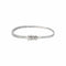 Bracelet jonc en or blanc et diamants 58 Facettes 5481003CN