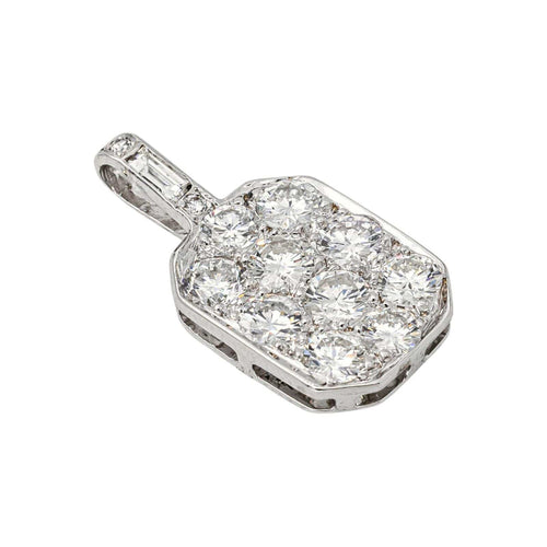 Pendentif en or blanc et diamants 58 Facettes 5709161CN