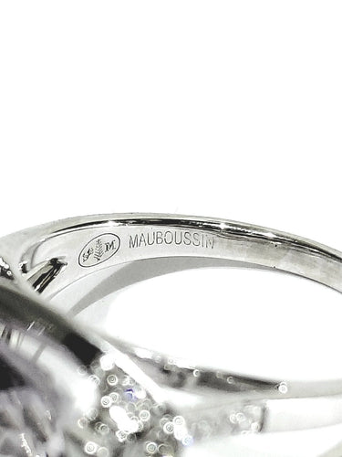52.5 Mauboussin Mes Couleurs à Toi - Bague en or blanc, améthyste et diamants 58 Facettes 1808778