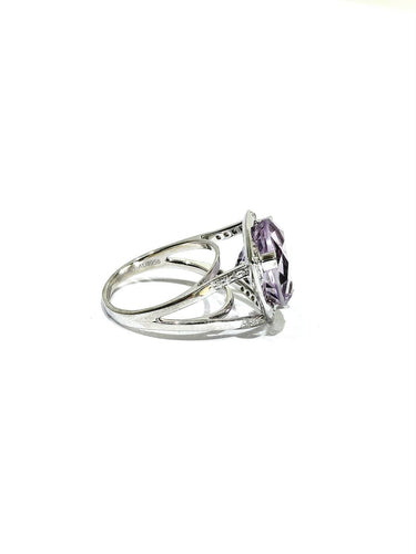 52.5 Mauboussin Mes Couleurs à Toi - Bague en or blanc, améthyste et diamants 58 Facettes 1808778