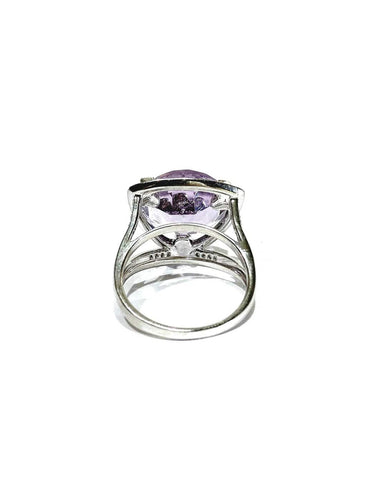 52.5 Mauboussin Mes Couleurs à Toi - Bague en or blanc, améthyste et diamants 58 Facettes 1808778