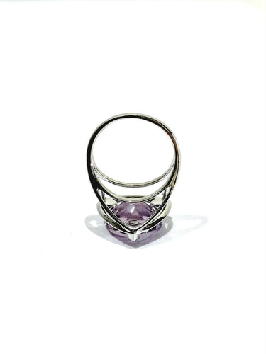 52.5 Mauboussin Mes Couleurs à Toi - Bague en or blanc, améthyste et diamants 58 Facettes 1808778