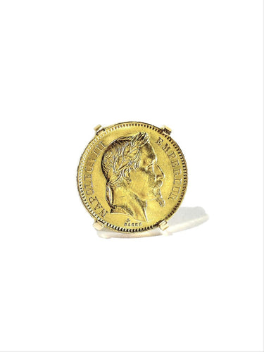 Louis d’or - Boutons de manchette en or 18 et 22 carats 58 Facettes 1808781