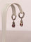 ALGT - Boucles d'oreilles en or blanc avec rubis et diamants 58 Facettes earrings