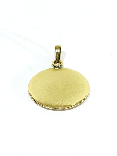 Augis - Médaille d'amour en or jaune, rubis et diamant 58 Facettes 1808874