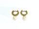 Boucles d'oreilles en or jaune et perles 58 Facettes 1808890