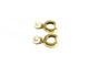 Boucles d'oreilles en or jaune et perles 58 Facettes 1808890