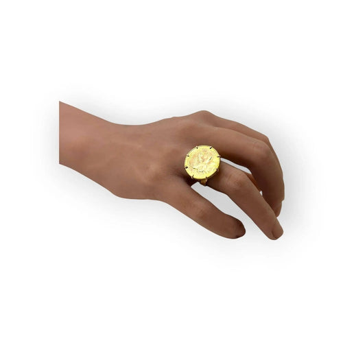 53 Bague pièce Marianne et Coq en or jaune 58 Facettes 330100967