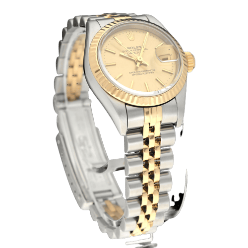 Rolex - Montre Lady-Datejust 69173 or et acier